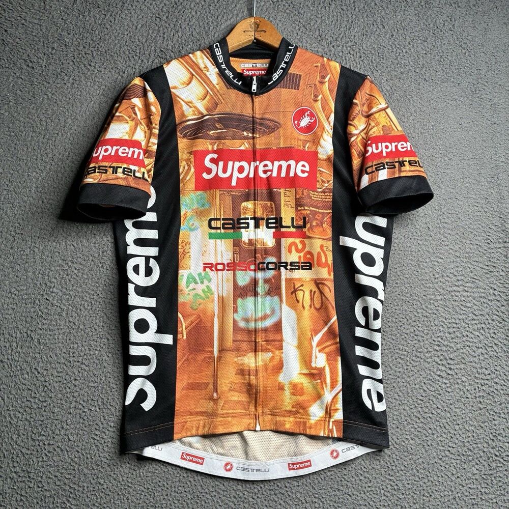 Supreme X Castelli Cycling Kit Jersey Only Lightweight Streetwear Made In Italy